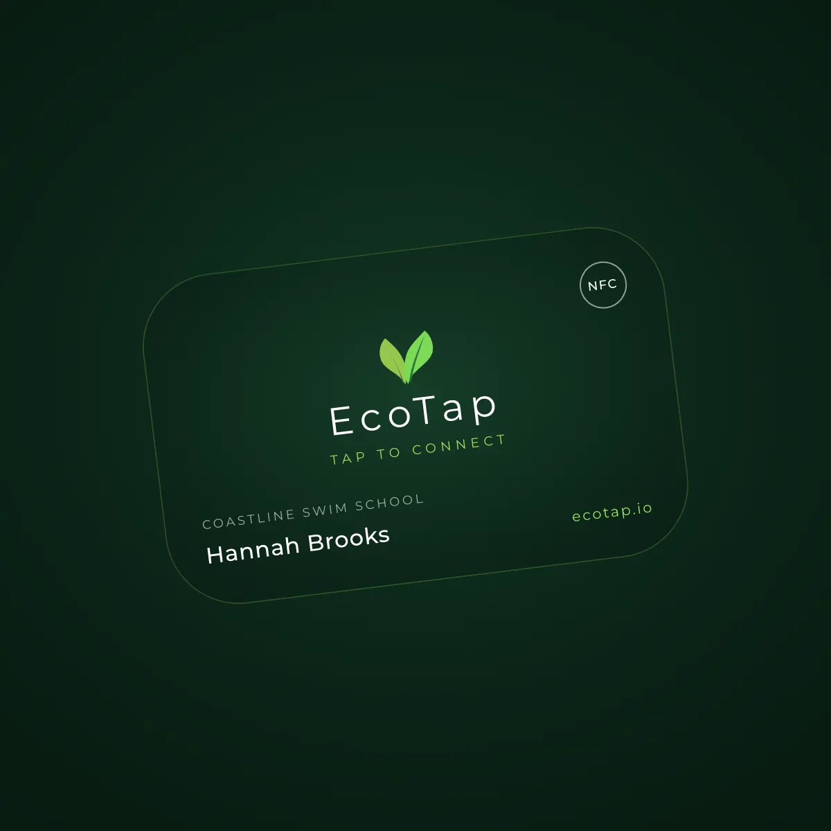 EcoTap digital business card